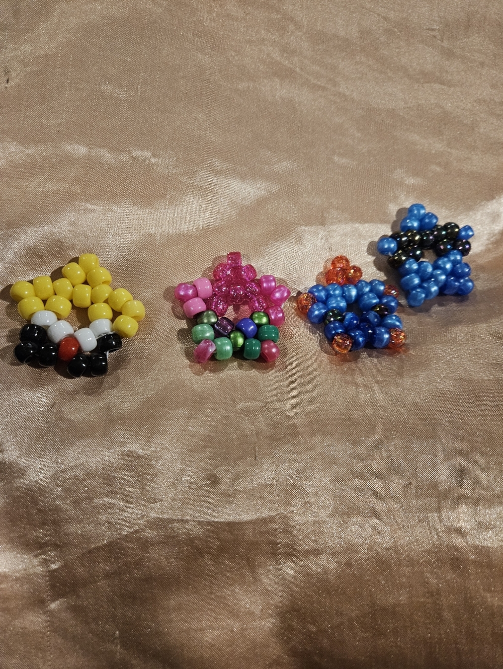 Handmade Star Kandi Pony Beads Spongebob SquarePants Patrick Mr. Krabs Squidward